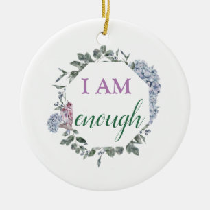Adorno De Cerámica Soy Lo Suficientemente Inspiradora Afirmación