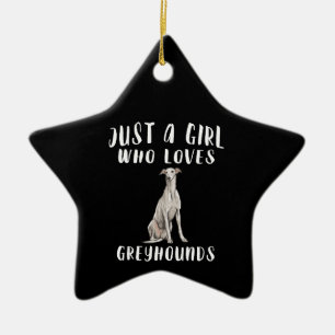 Adorno De Cerámica Soy Sólo Un Chica Que Ama El Regalo De Los Perros