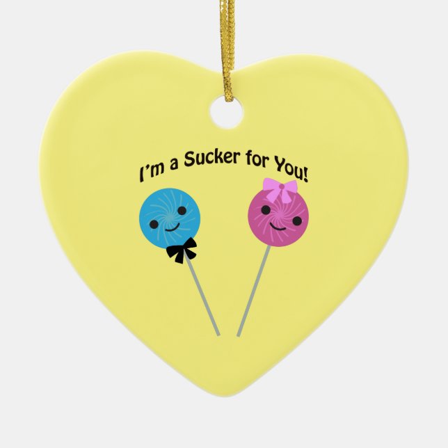 Adorno De Cerámica ¡Soy un chupón para ti! (Frente)