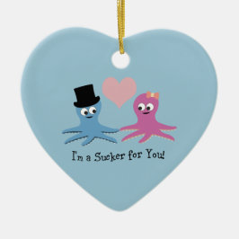 Adorno De Cerámica ¡Soy un chupón para ti! Octopi lindo