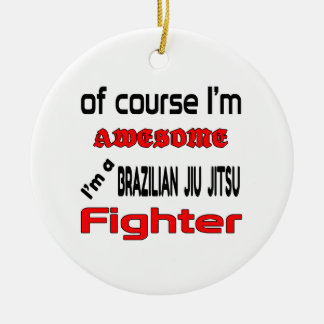 Adorno De Cerámica Soy un combatiente brasileño de Jiu Jitsu
