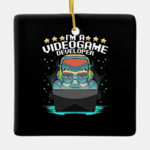 Adorno De Cerámica Soy Un Desarrollador De Videojuegos