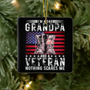 Adorno De Cerámica Soy un padre abuelo veterano jubilado de padre gra
