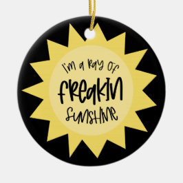 Adorno De Cerámica Soy un rayo de sol raro