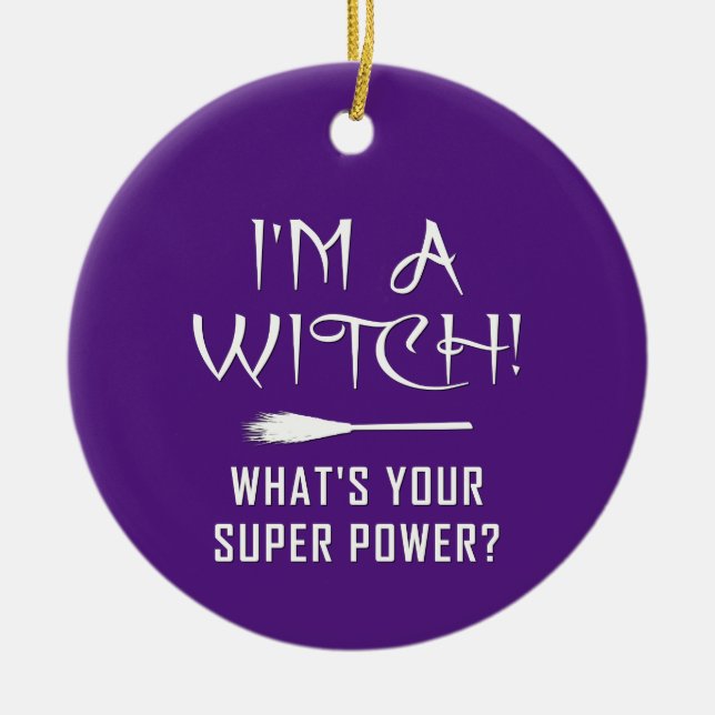 ADORNO DE CERÁMICA ¡SOY UN TESTIGO! (Frente)