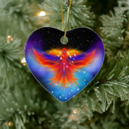 Adorno De Cerámica Space Phoenix Nebula