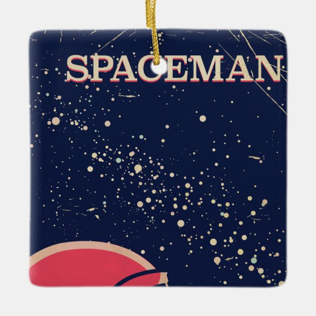 Adorno De Cerámica Spaceman (Anverso)