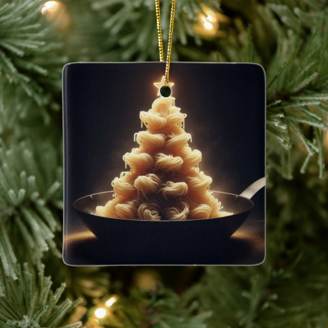 Adorno De Cerámica Spaghetti Wonderland (Árbol)
