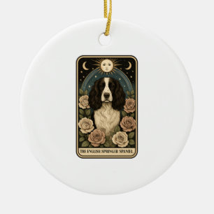 Adorno De Cerámica Spaniel de Springer Inglés