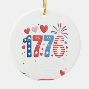 Adorno De Cerámica Sparkle Like It's 1776