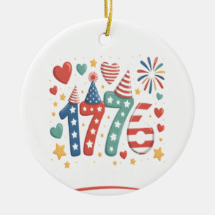 Adorno De Cerámica Sparkle Like It's 1776