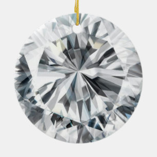 Adorno De Cerámica Sparkling Diamond textura Abril Béisbol