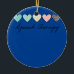 Adorno De Cerámica Speech Therapy Speech Language Pathologist SLP<br><div class="desc">Speech Therapy Speech Language Pathologist SLP Gift. Perfect gift for your dad,  mom,  papa,  men,  women,  friend and family members on Thanksgiving Day,  Christmas Day,  Mothers Day,  Fathers Day,  4th of July,  1776 Independent day,  Veterans Day,  Halloween Day,  Patrick's Day</div>
