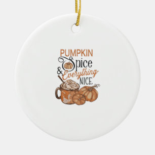 Adorno De Cerámica Spice De Calabaza Y Todo Lo Que Es Esencial