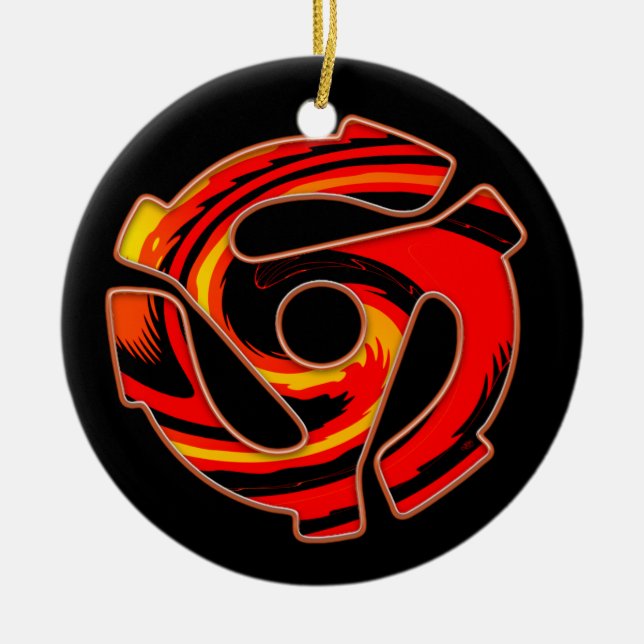 Adorno De Cerámica Spider de 45 RPM (Frente)