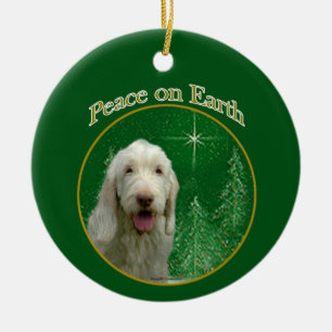 Adorno De Cerámica Spinone Italiano Peace