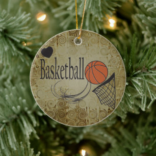 Adorno De Cerámica Sport Grunge 🏀 Baloncesto