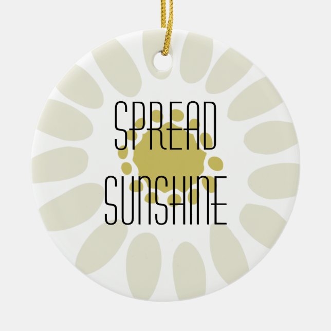 Adorno De Cerámica Spread Sunshine (Frente)
