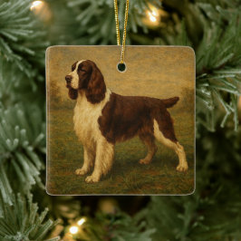 Adorno De Cerámica Springer Spaniel Inglés