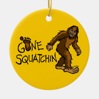 Adorno De Cerámica Squatchin ido