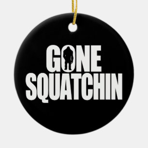 Adorno De Cerámica Squatchin ido