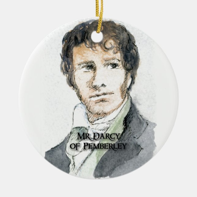 Adorno De Cerámica Sr. Darcy de Pemberley (Frente)
