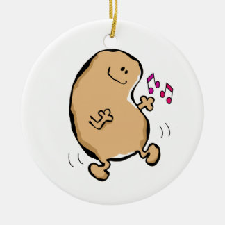 Adorno De Cerámica Sr. Human Bean Doing The Jiggy