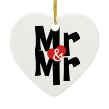 Sr. y Sr. Boda Personalizado Negrita Negrita Gay