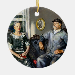 Adorno De Cerámica Sr. y Sra. Phillip Wase por George Wesley Bellows