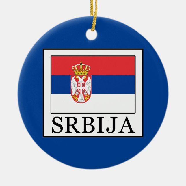 Adorno De Cerámica Srbija (Frente)
