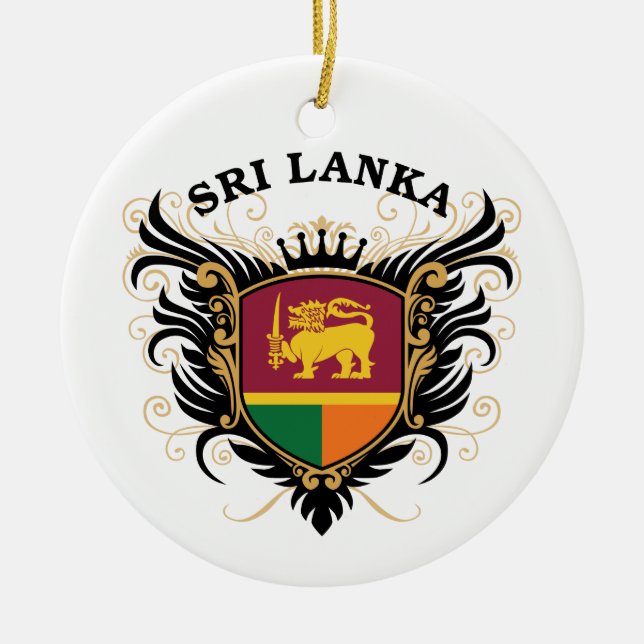 Adorno De Cerámica Sri Lanka (Frente)