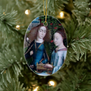 Adorno De Cerámica SS. Ágata y Cristina (detalle; M 070)