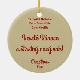Adorno De Cerámica SS. Cyril y Methodius (M 001)