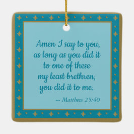 Adorno De Cerámica St. Aloysius & Plague Victim (M 006)