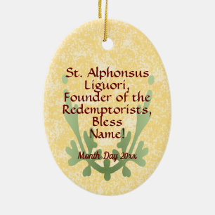 Adorno De Cerámica St. Alphonsus Liguori (SAU 039)