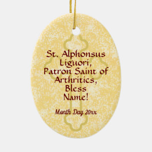 Adorno De Cerámica St. Alphonsus Liguori (VVP 005)