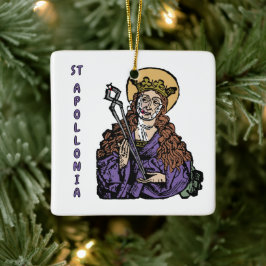 Adorno De Cerámica St. Apollonia with Pulled Tooth (Nuremberg)