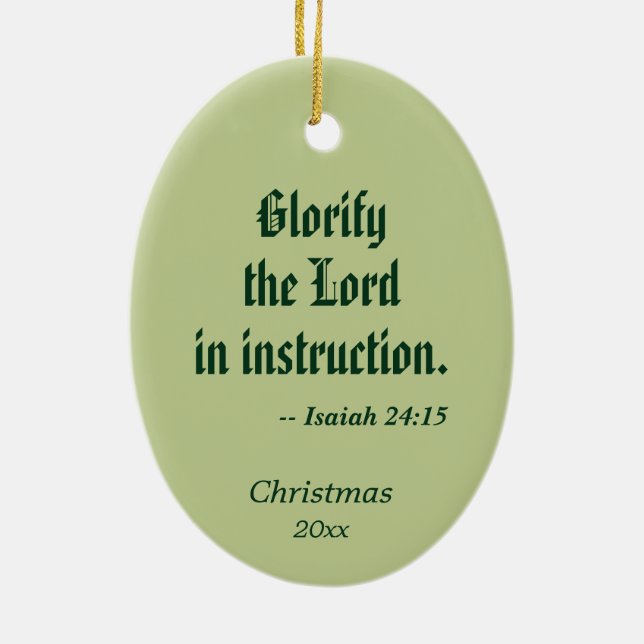 Adorno De Cerámica St. César de Bus (SLE 001) (Atrás)