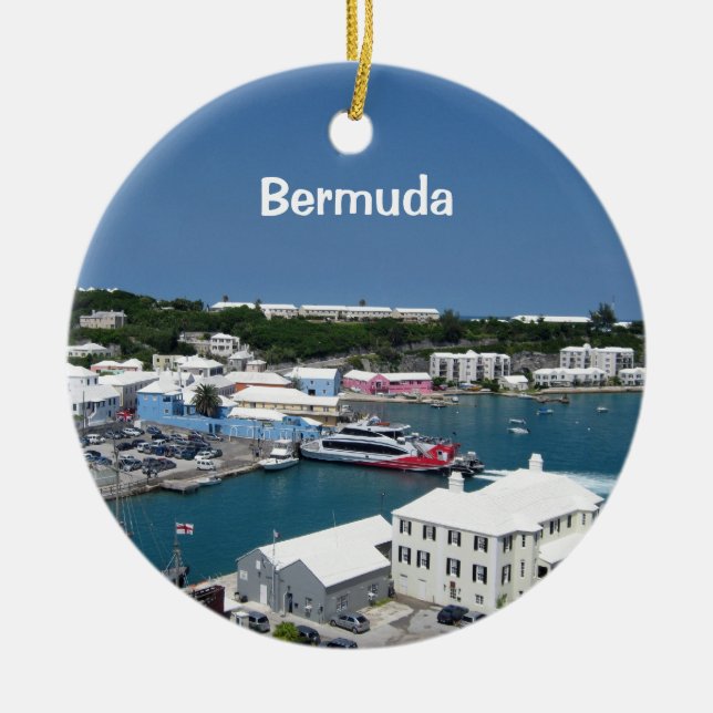 Adorno De Cerámica St. Georges, Bermudas (Frente)