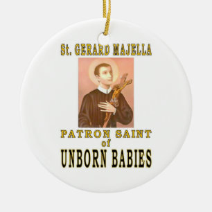 ADORNO DE CERÁMICA ST. GERARD MAJELLA