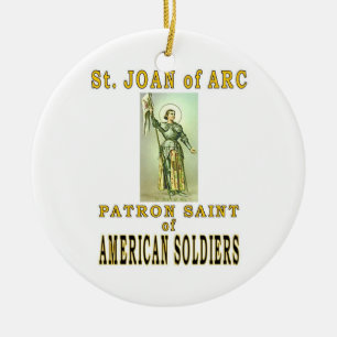 Adorno De Cerámica ST JOAN de ARC