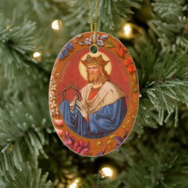 Adorno De Cerámica St. Louis IX the King (PM 05)