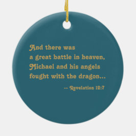 Adorno De Cerámica St. Michael el Archangel (M 010)