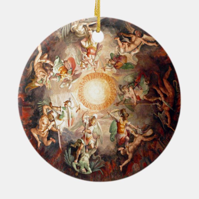Adorno De Cerámica St Peters Bacillica Rome Italia (Atrás)