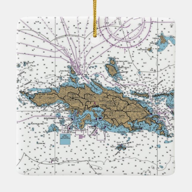 Adorno De Cerámica St Thomas USVI (Reverso)