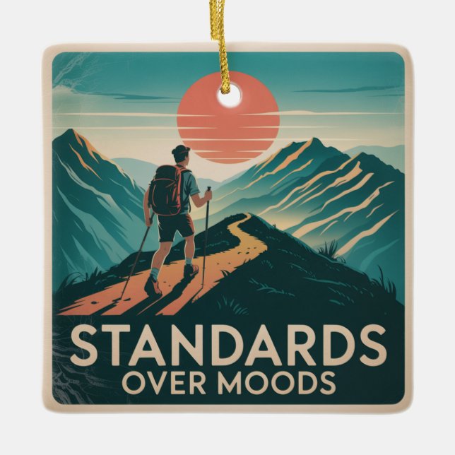Adorno De Cerámica Standards Over Moods (Anverso)