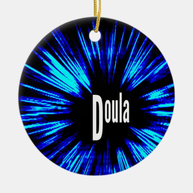 Adorno De Cerámica Star Doula (Frente)