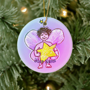 Adorno De Cerámica Star Fairy
