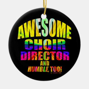 Adorno De Cerámica Starburst Director de Awesome Choir