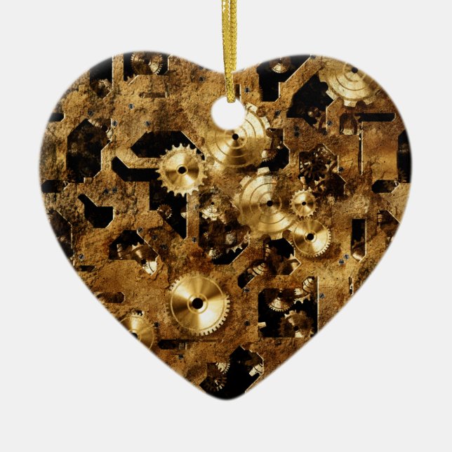 Adorno De Cerámica Steampunk (Frente)